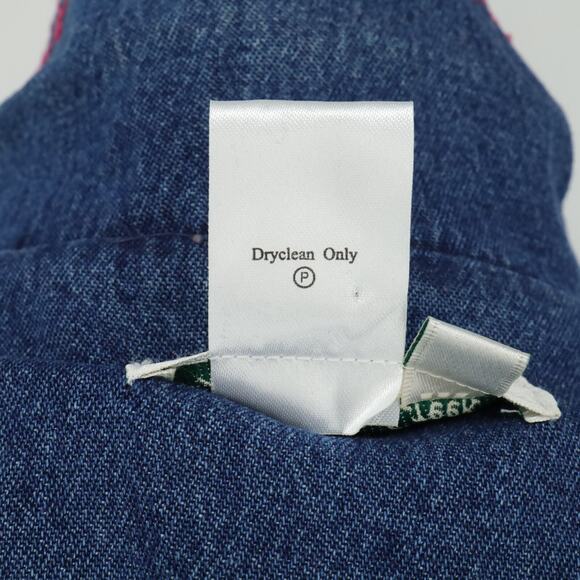 Coldwater Creek Jacket Womens Small Blue Embroidered Cotton Denim Jean Snaps - Picture 16 of 16